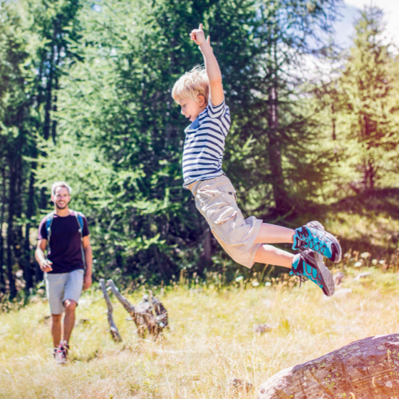 Familienabenteuer im Saastal