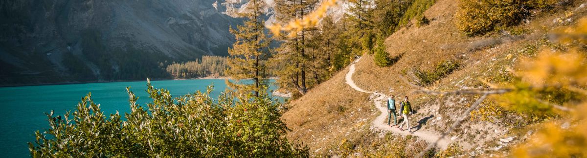 Au bord du lac de Tseuzier