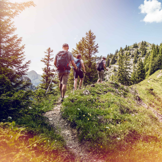 Summer hiking